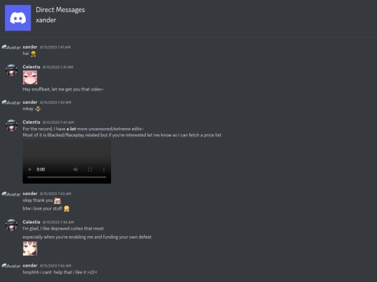 cece/Direct Messages - xander [1140973458524753961] screenshot